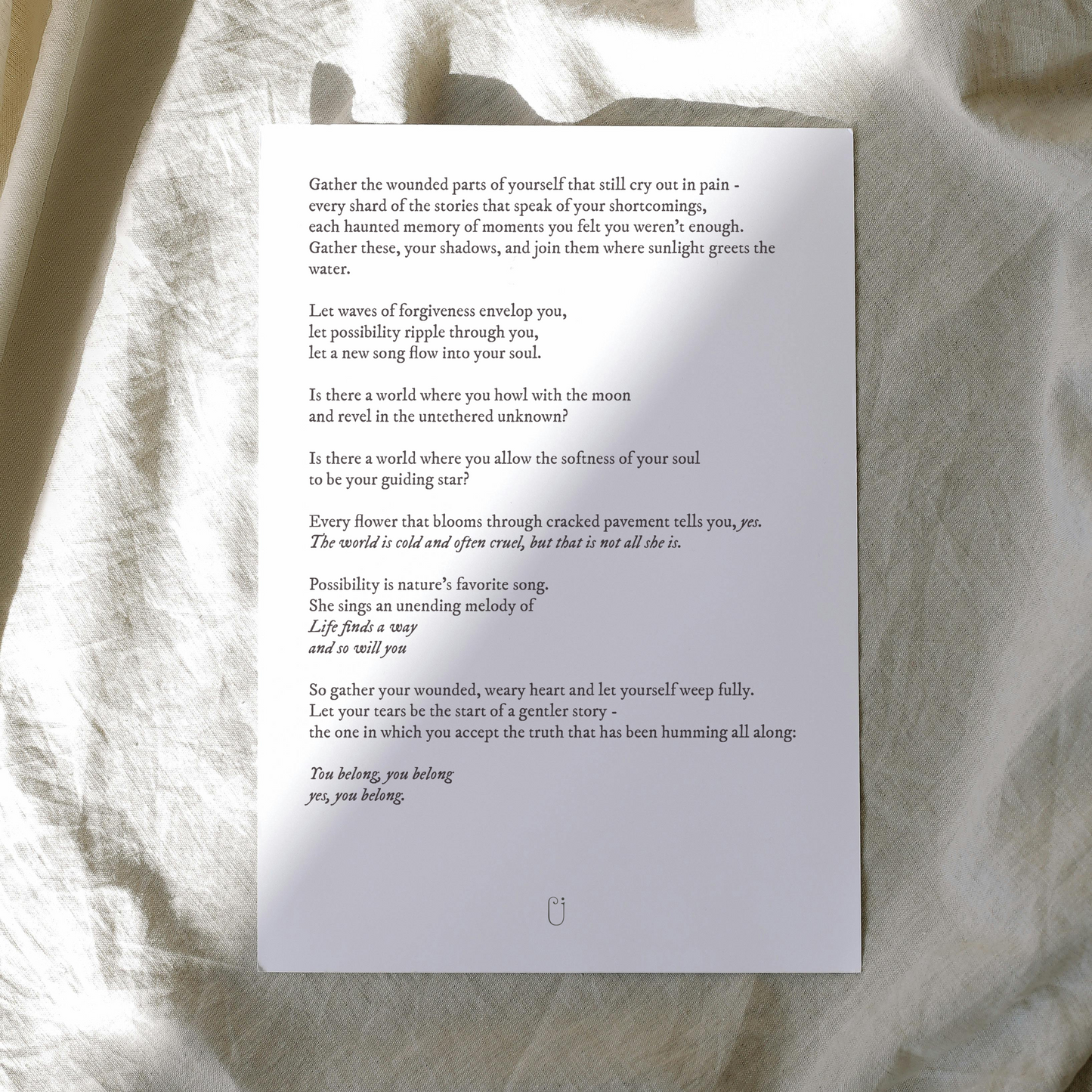 custom poetry for all seasons of life